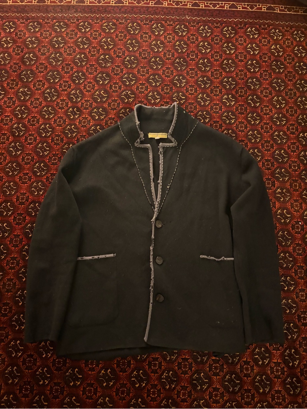 Vintage Armand Diradourian for Paul smith 100% cashmere deconstructed knit coat